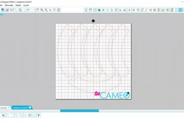 , Wrappers orilla curva para cameo silhouette