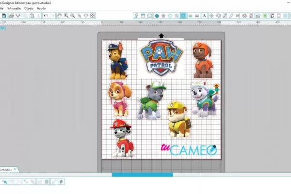 , Paw Patrol - patrulla de cachorros archivo de corte silhouette studio