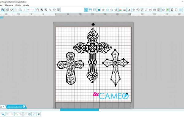 , Pack de cruces para cortar con silhouette studio
