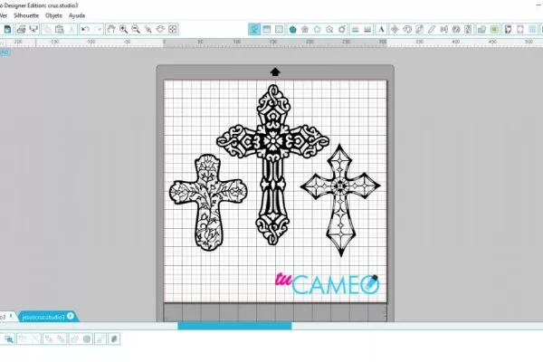 , Pack de cruces para cortar con silhouette studio