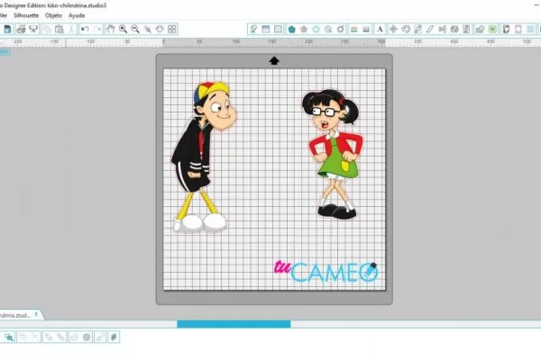 , Chilindrina y kiko chavo del 8 listo para print and cut con cameo silhouette