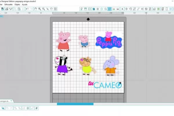 , Peppa Pig y sus amigos archivo de corte studio