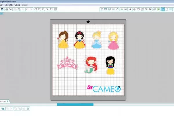 , Princesas listas para silhouette studio
