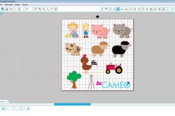 , La Granja print and cut para silhouette cameo