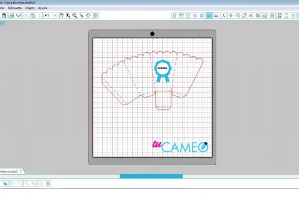 , CAJA DE PALOMITAS PARA SILHOUETTE CAMEO