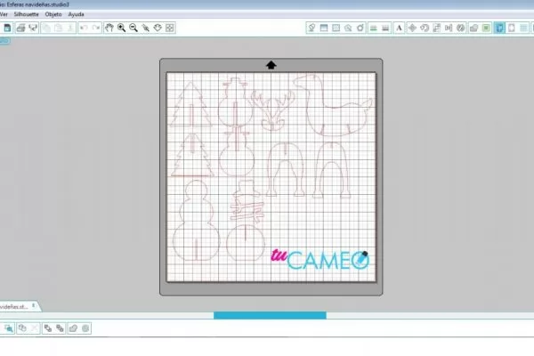 , Esferas Navideñas Para Silhouette Cameo