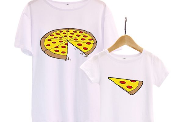 , Camisa padre e hijo de pizza