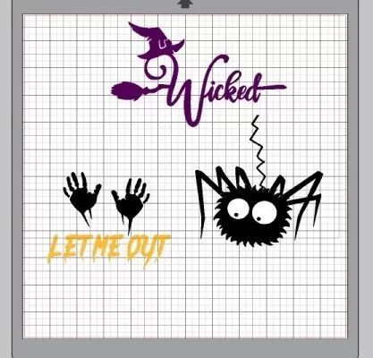 , Diseños para vinil textil o corte de halloween