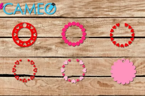 , Llavero corazon para silhouette cameo