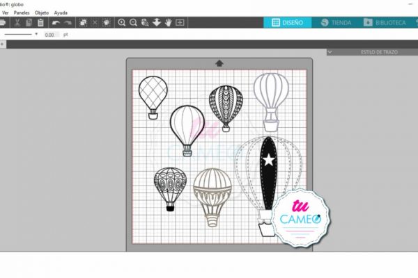 , Globos Silhouette Cameo