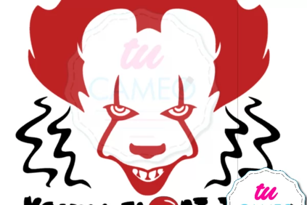 , Payaso-Pennywise Silhouette Cameo