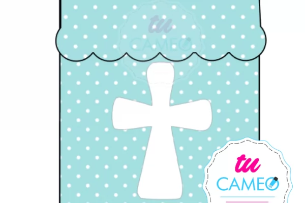 , Caja cruz listo para silhouette cameo
