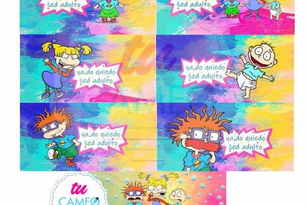 , Taza Ya Do Quiedo Sed Adulto Carlitos Rugrats Lista para Sublimar